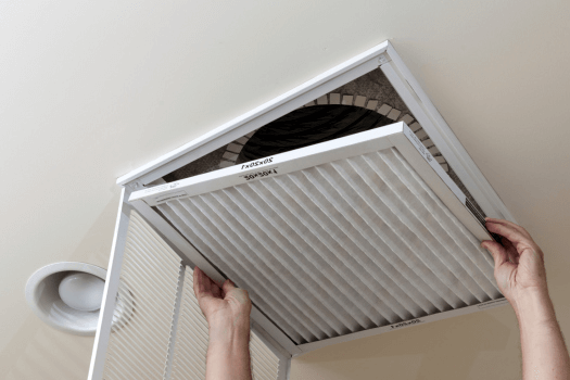 Change dirty air filters